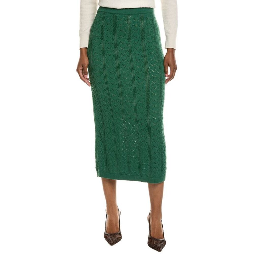 Weekend Womens  Max Mara Firmina Midi Skirt, Green